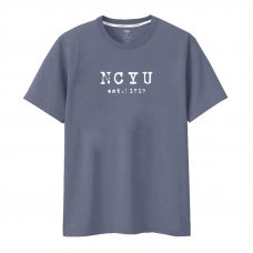 【團購限定，20件起做】N・C・Y・U嘉大印象純棉短T_夏夜藍